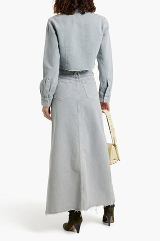 SLVRLAKE DENIM MAXI SKIRT - Size 24