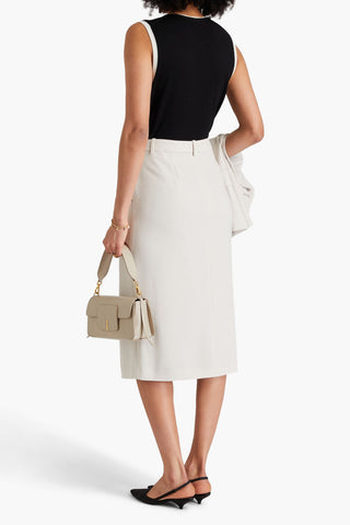 THEORY CREPE MIDI PENCIL SKIRT - Size 4
