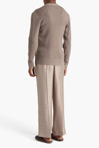 OFFICINE GÉNÉRALE MILES RIBBED WOOL CARDIGAN - Size XL