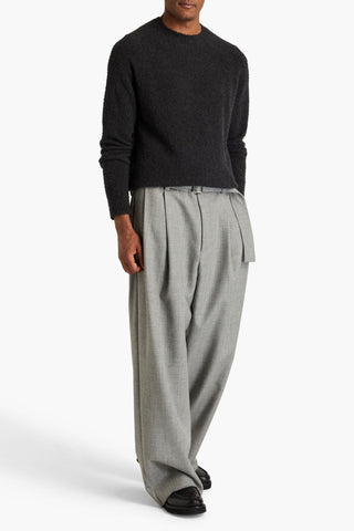 SANDRO BOUCL-KNIT COTTON-BLEND SWEATER - Size XXS