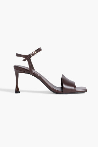 TIBI GOLLY LEATHER SANDALS - Size 36