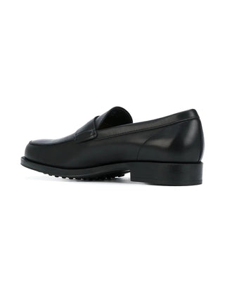 Tods Tod's Leather Penny Loafers with Rubber Sole