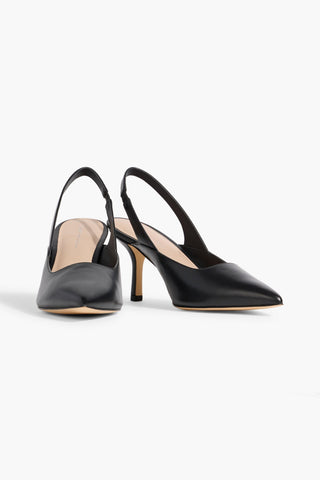 STUART WEITZMAN ZURI 75 LEATHER SLINGBACK PUMPS - Size 6.5