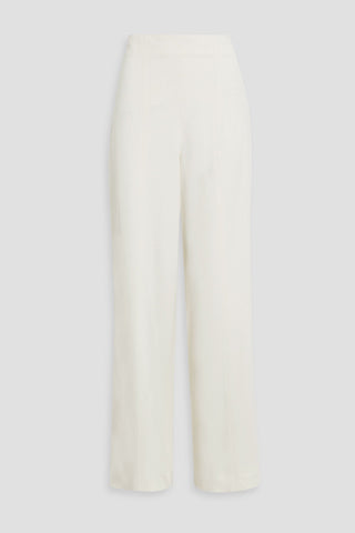 LOULOU STUDIO HAMILL TWILL WIDE-LEG PANTS - Size S