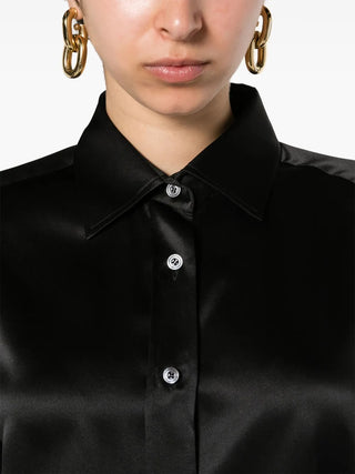 Tom Ford Floral Print Long-Sleeve Button-Up Shirt