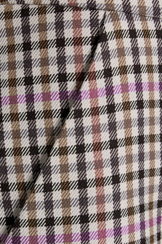 VERONICA BEARD CHECKED TWEED MINI SKIRT - Size 8