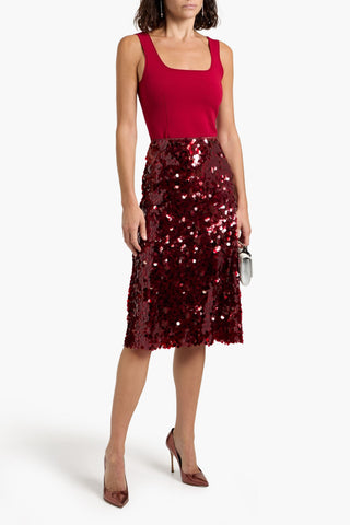 VINCE SEQUINED TULLE SKIRT - Size 4