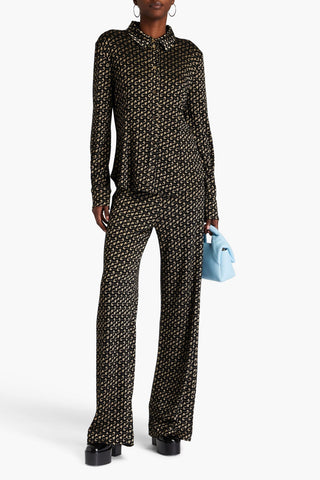 STINE GOYA MINUS JACQUARD-KNIT SHIRT - Size XS