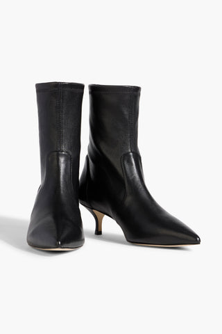 STUART WEITZMAN MARA 50 LEATHER ANKLE BOOTS - Size 8
