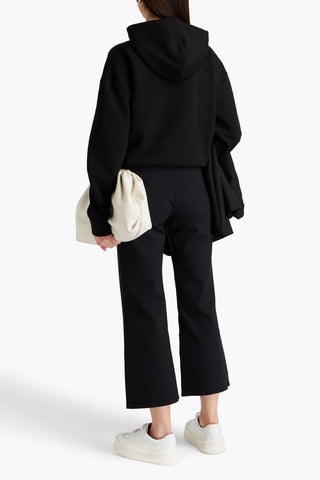 THEORY STRETCH-JERSEY KICK-FLARE PANTS - Size XS