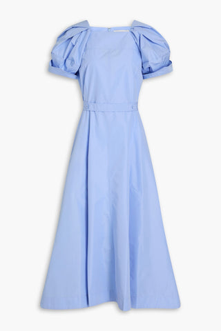 3.1 PHILLIP LIM COTTON-BLEND POPLIN MIDI DRESS - Size 6