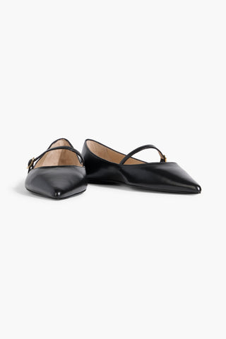 STUART WEITZMAN EMILIA LEATHER MARY JANE FLATS - Size 7