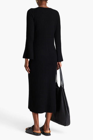 BY MALENE BIRGER COLEA RIBBED WOOL MIDI DRESS - Size S