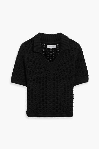 NAADAM POINTELLE-KNIT PIMA COTTON POLO SHIRT - Size M