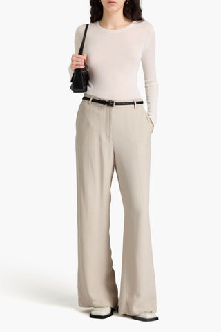 TOTEME CREPE STRAIGHT-LEG PANTS - Size 38