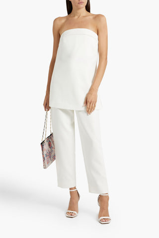 NICHOLAS STRAPLESS CREPE TOP - Size 4