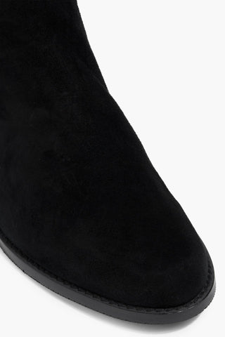 STUART WEITZMAN RESERVE SUEDE AND MICROSTRETCH OVER-THE-KNEE BOOTS - Size 8.5