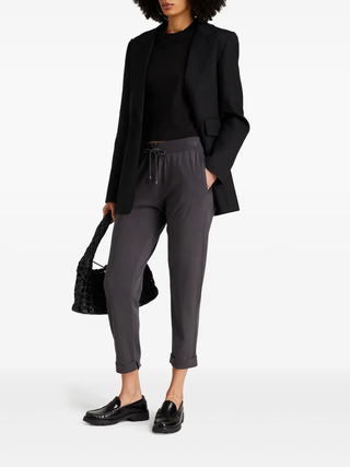 Brunello Cucinelli Ribbed Knit Relaxed Pants with Pockets
