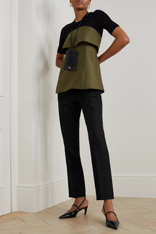 TOTEME GRAIN DE POUDRE SLIM-LEG PANTS - Size 34