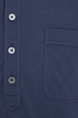 TOM FORD COTTON AND SILK-BLEND PIQU POLO SHIRT - Size 52