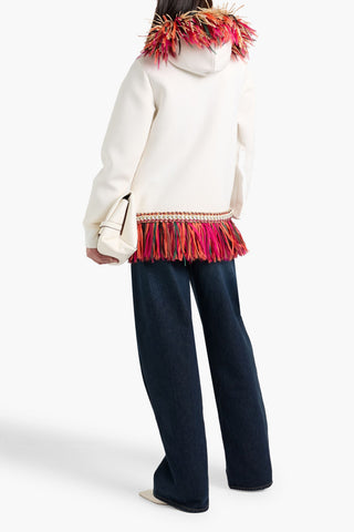 PUCCI EMBELLISHED JERSEY SWEATSHIRT - Size S