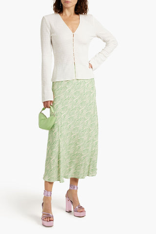 DEREK LAM JACQUARD-KNIT TOP - Size S