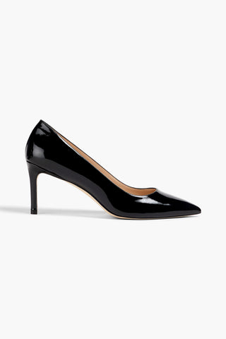 STUART WEITZMAN LEIGH PATENT-LEATHER PUMPS - Size 8