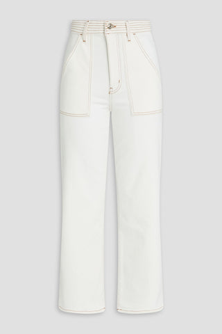 FRAME HIGH-RISE STRAIGHT-LEG JEANS - Size 27