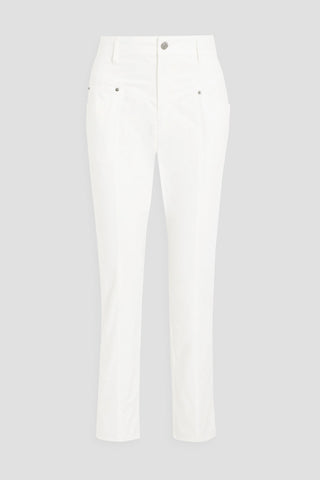ISABEL MARANT LORRICK COTTON SLIM-LEG PANTS - Size 38