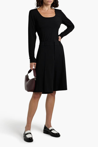 VINCE STRETCH-JERSEY TOP - Size L