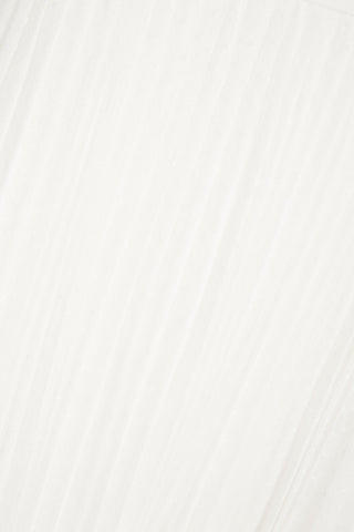 REBECCA VALLANCE CYNDI CREPE-PANELED POINT D'ESPRIT MIDI DRESS - Size 10