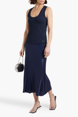 SIMKHAI ABENA RIBBED JERSEY TANK - Size S