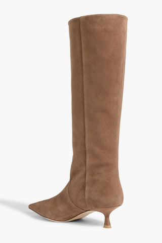 STUART WEITZMAN NAOMI 50 SUEDE KNEE BOOTS - Size 7.5