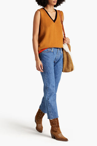 RE/DONE MID-RISE STRAIGHT-LEG JEANS - Size 26