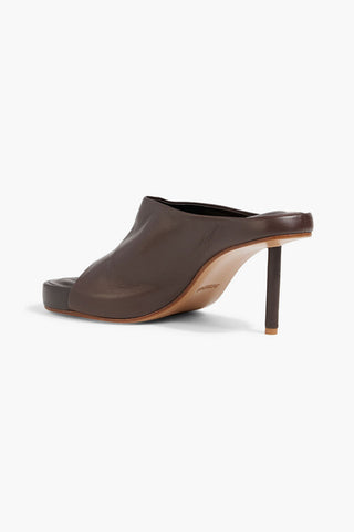 JACQUEMUS NUVOLA LEATHER MULES - Size 39