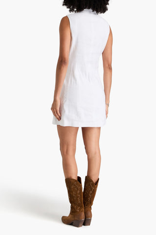 RAG & BONE SLADE LINEN-BLEND MINI DRESS - Size 0