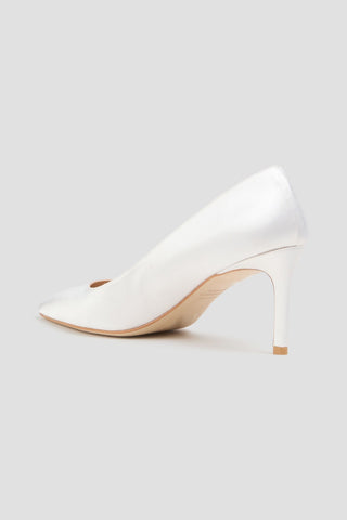 STUART WEITZMAN LEIGH 75 SATIN PUMPS - Size 7