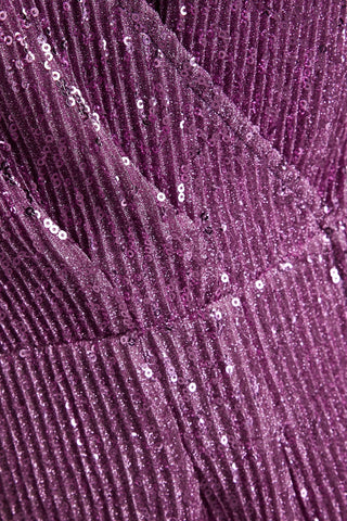 STINE GOYA NOELLA SEQUINED LAM-JERSEY MINI DRESS - Size XXS
