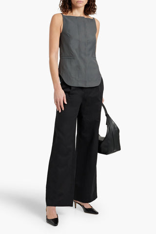 LOULOU STUDIO MIHANT TWILL TOP - Size M