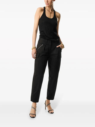 Tom Ford Cotton Pleated Cargo Pants with Zip Pockets