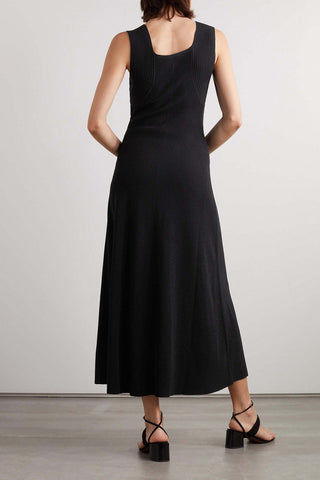 BY MALENE BIRGER LILO RIBBED-KNIT MIDI DRESS - Size L