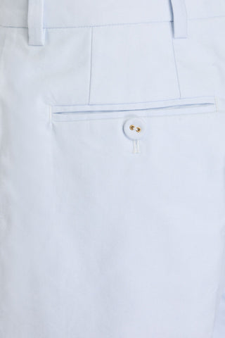 THOM BROWNE CROPPED COTTON OXFORD STRAIGHT-LEG PANTS - Size 46