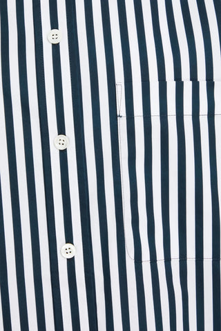 FRAME STRIPED COTTON-POPLIN SHIRT - Size S