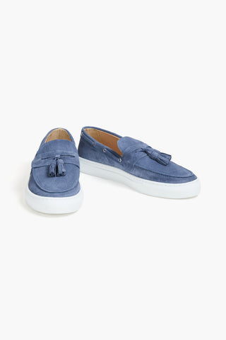 FRESCOBOL CARIOCA MONTA TASSELED SUEDE BOAT SHOES - Size 42