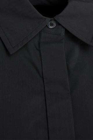 SIMKHAI RENATA COTTON-BLEND POPLIN SHIRT - Size M