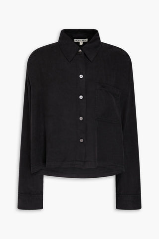 ALEX MILL GEMMA CROPPED WASHED LYOCELL SHIRT - Size L