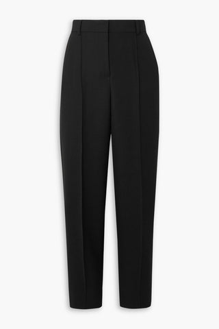 TOTEME PLEATED WOVEN STRAIGHT-LEG PANTS - Size 32