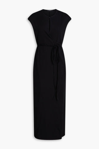 A.EMERY LEIGH COTTON-JERSEY MIDI WRAP DRESS - Size M