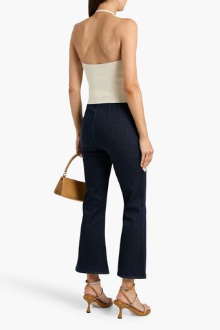VERONICA BEARD CARSON HIGH-RISE KICK-FLARE JEANS - Size L