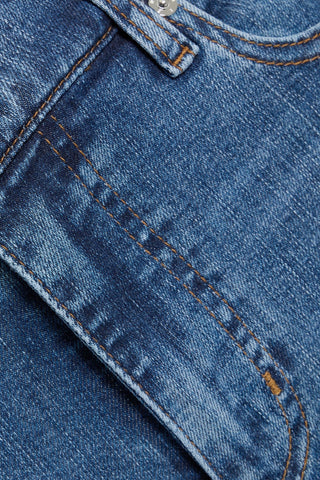 FRAME LE SLIM PALAZZO HIGH-RISE WIDE-LEG JEANS - Size 30
